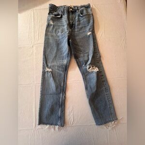 Zara Blue Denim Trousers
